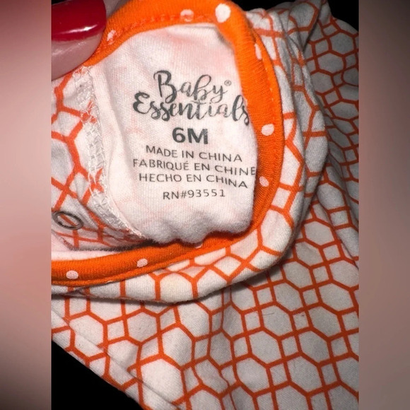 Baby Girl Clothes Baby Essentials 6 Month Turkey romper - Picture 4 of 5